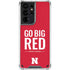 University of Nebraska Go Big Red Galaxy S21 Ultra 5G Clear Case